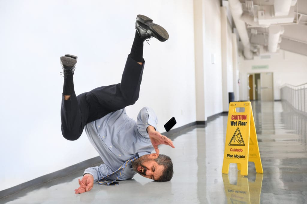 Slip and fall accidents can cause severe injuries