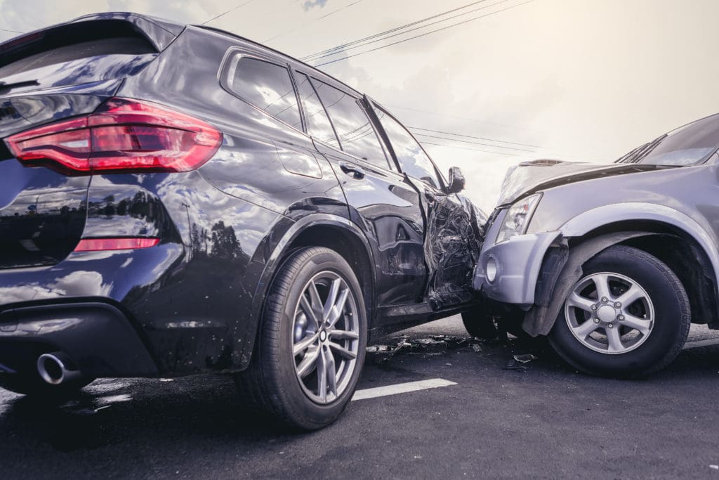 car wreck injury and damage to car