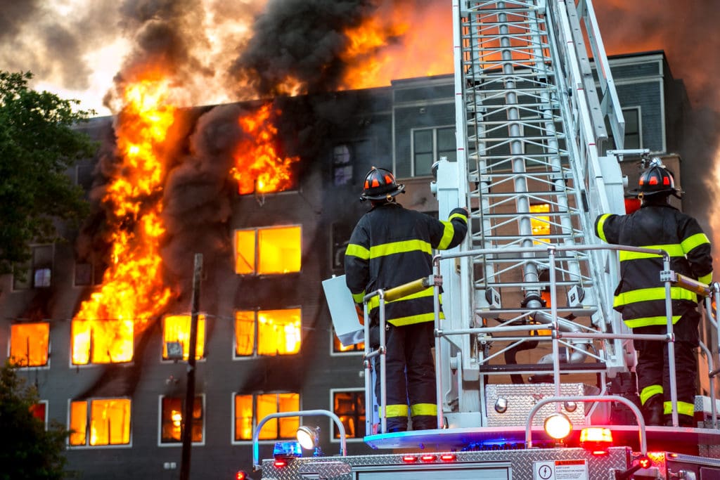 Maryland apartment fire due to landlord negligence causing a gas leak
