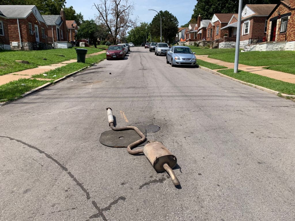 Road debris can detach from passing vehicles