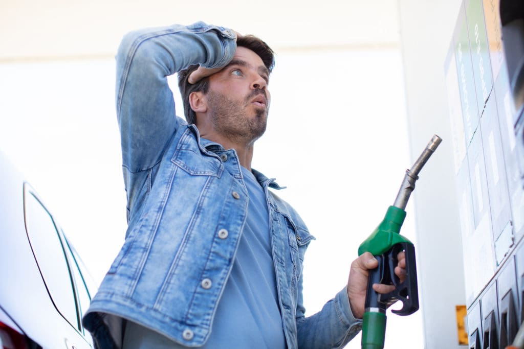 Rising gas prices can cause stress for motorists.