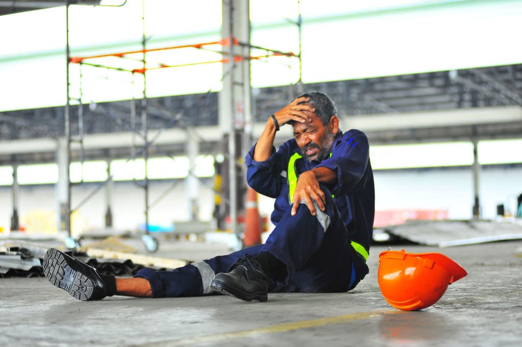 Workplace injuries can occur with no warning