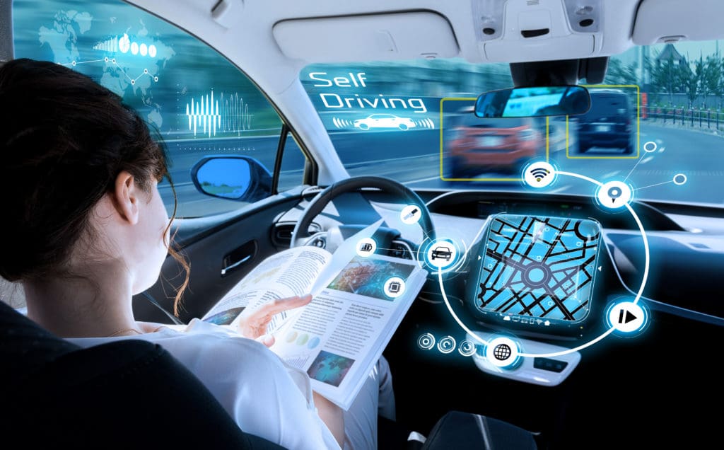 Self driving cars could allow us to engage in other entertainment while behind the wheel