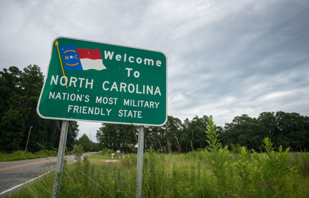 Camp Lejeune is located in North Carolina