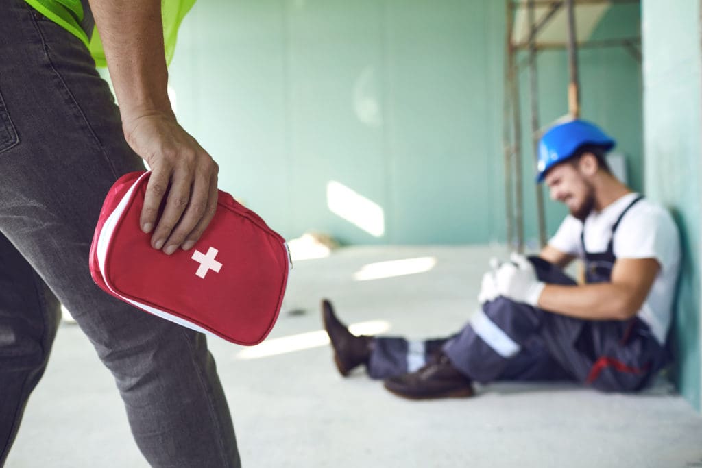 construction injury first aid