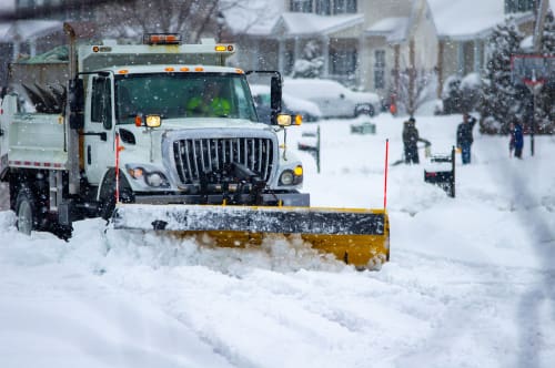 accidentes de Invierno y quitanieves