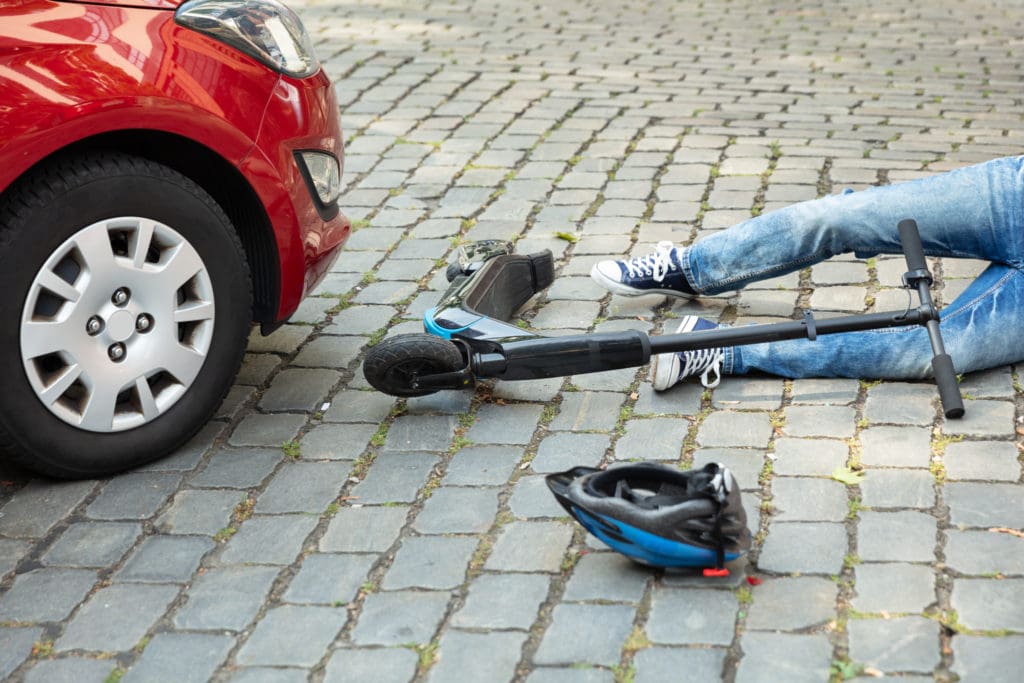 Lime scooter accident