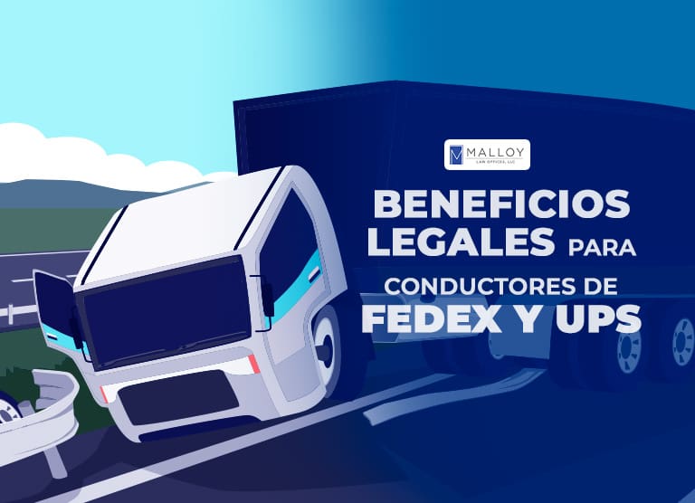 Beneficios legales para conductores de FedEx y UPS