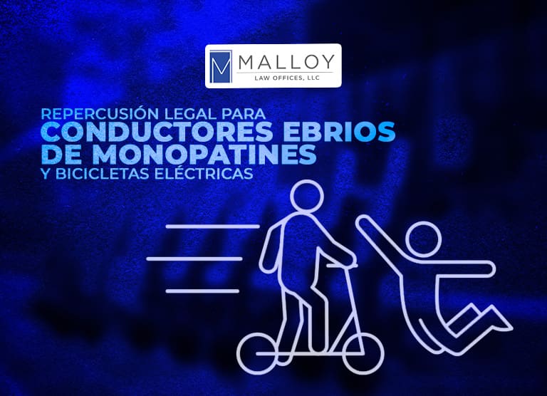 Repercusión legal para conductores ebrios de monopatines y bicicletas eléctricas