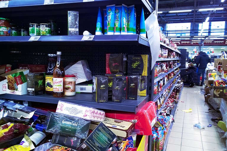 Aldi slip and fall