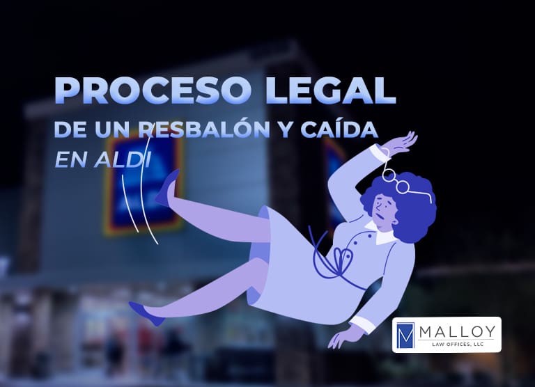 Caída en Aldi