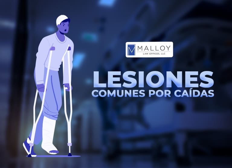 ¿Cuáles son las lesiones comunes por caídas?