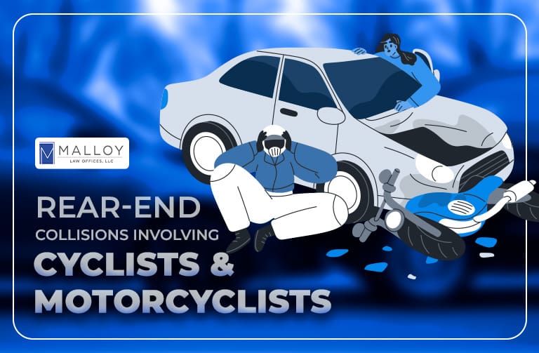 Bicycle and Motorcycle Rear End Collisions