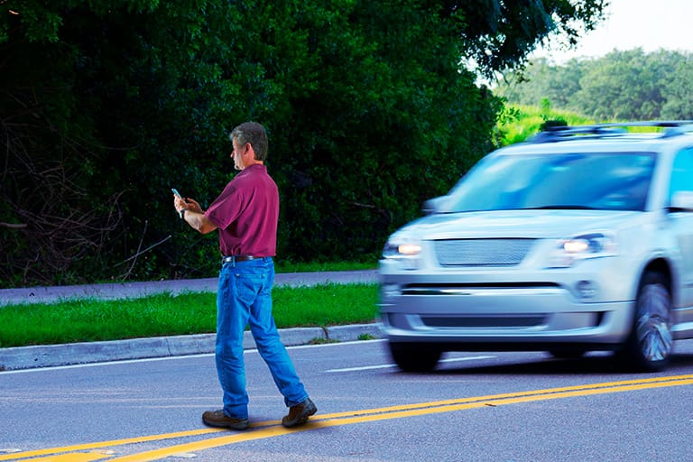 Jaywalking Liability