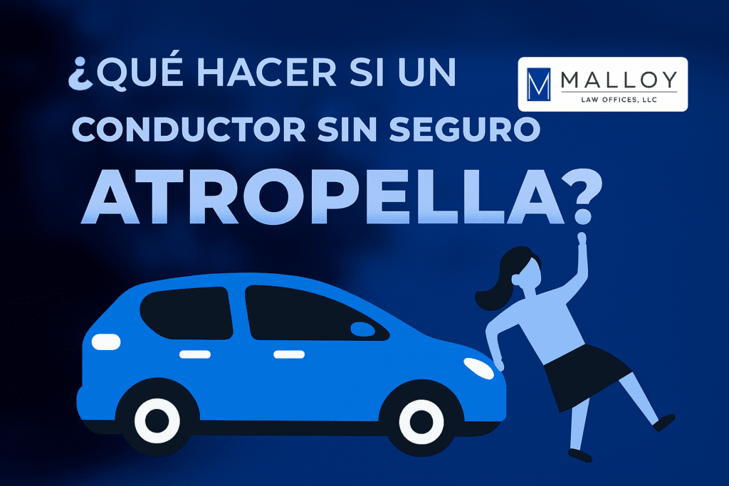 ¿Qué hacer si un conductor sin seguro te atropella?