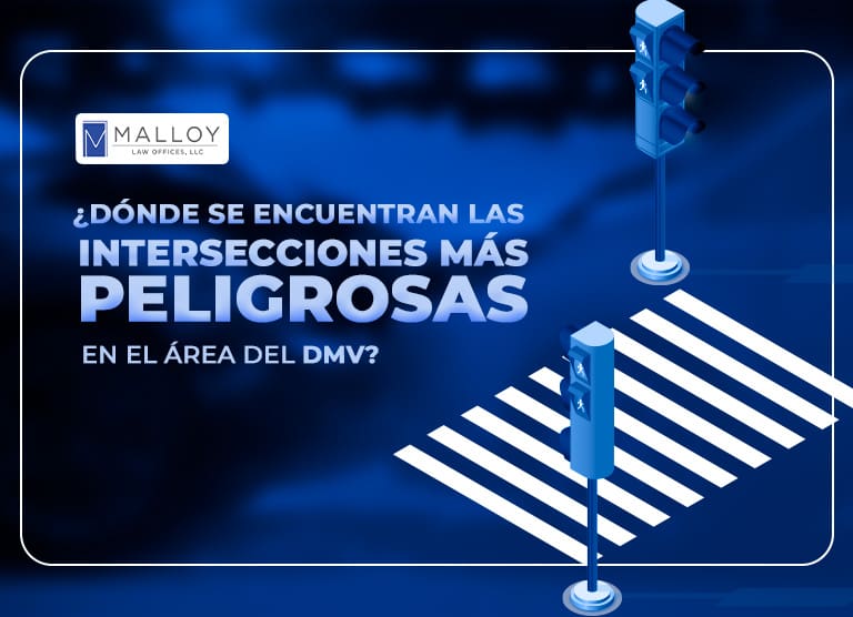 ¿Dónde se encuentran las intersecciones más peligrosas en el área del DMV?