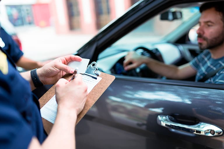 Multa por exceder de velocidad